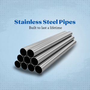 Durable Stainless Steel Pipes Poster For Twitter