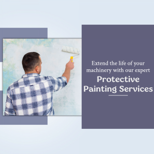 Professional Industrial Protective Painting Services Social Media Post For WhatsApp