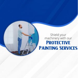 Protective Painting Services Advertisement Poster For Threads