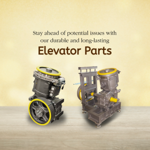 Durable Elevator Components Social Media Post For Facebook