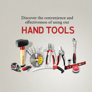Essential Hand Tools Collection Business Poster For Threads
