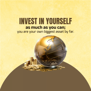 Invest In Yourself Quote Artwork For X