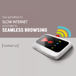 Seamless 4G Internet Solutions Marketing Image For Instagram