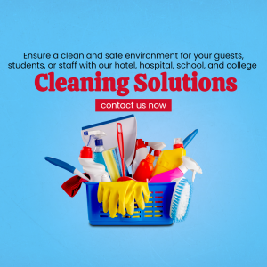Professional Cleaning Solutions Services Banner For Twitter