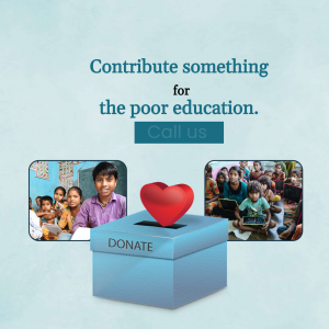 Support Education For Underprivileged Children Image For Facebook