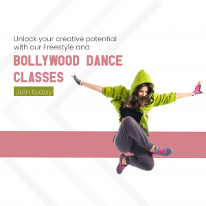 Bollywood Dance Classes Promotional Ad Banner For Threads