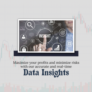 A hand interacting with a digital interface showing various data insight icons against a professional background.