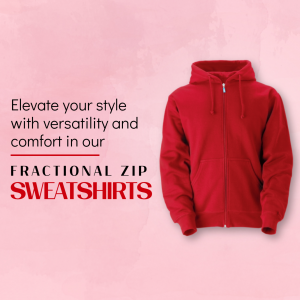 Fractional Zip Sweatshirts Branding Post For Threads