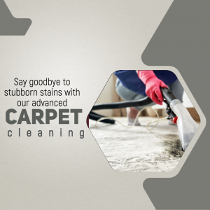 Professional Carpet Cleaning Services Graphic For Facebook