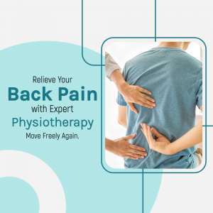 Physiotherapy For Back Pain Relief Template For WhatsApp