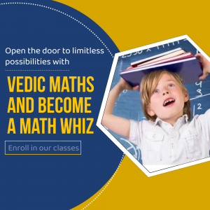 Vedic Maths Classes Advertisement Design For Google Business Profile