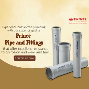 Prince Pipe And Fittings Advertising Template For LinkedIn