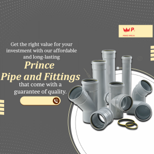 Prince Pipe And Fittings Product Advertisement Social Media Post For Instagram