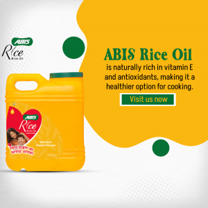 ABIS Rice Oil Promotional Ad Artwork For Pinterest