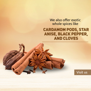 Exotic Whole Spices Advertisement Advertisement For LinkedIn