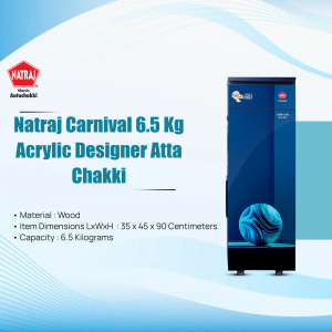 Natraj Carnival 6.5 Kg Acrylic Designer Atta Chakki flour mill machine