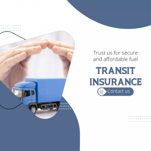 A miniature blue truck covered by hands symbolizing secure and affordable fuel transit insurance