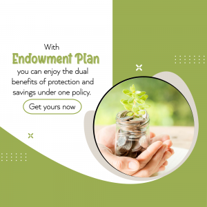Endowment Plan Financial Savings And Protection Design For X