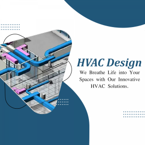 Professional HVAC system design schematic for commercial buildings