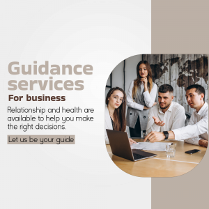 Business Guidance Services Branding Post For Telegram
