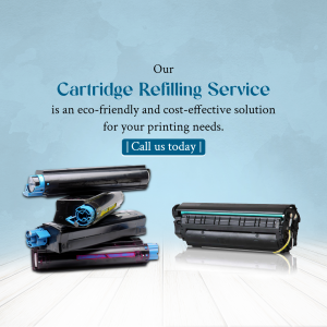Eco-Friendly Cartridge Refilling Service Template For Instagram