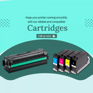 Reliable Printer Cartridges Advertisement Artwork For Google Business Profile