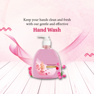 Rose And Glycerine Moisturizing Hand Wash Social Media Post For Twitter