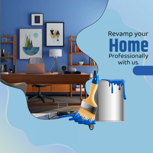 Professional Home Revamp Services Promotional Banner For Google Business Profile