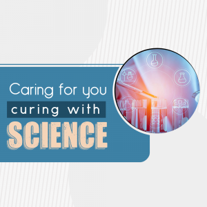 Caring For You Curing With Science Graphic For Telegram