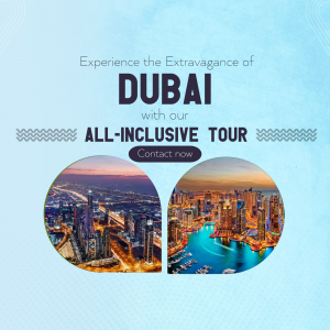 Dubai All-Inclusive Tour Promotion Template For Google Business Profile