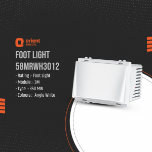 Orient Electric 58MRWH3012 white LED foot light module