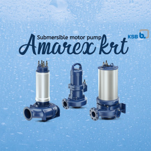 KSB Amarex KRT series industrial submersible motor pumps for wastewater management