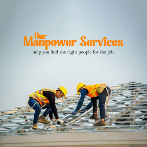 Professional Manpower Services For Construction Marketing Image For Threads