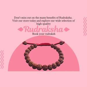 High-quality Rudraksha bead bracelet for spiritual wellness