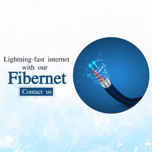 Fibernet Internet Service Promotion Advertisement For Instagram