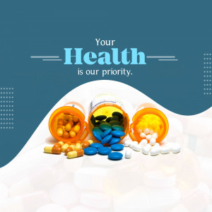 Health Priority Pharmacy Promotion Flyer For Facebook