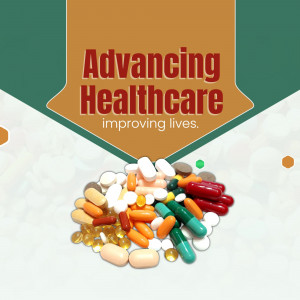 Advancing Healthcare Improving Lives Promotional Banner For WhatsApp
