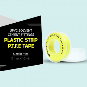 Yellow roll of Prince Easyfit PTFE plumbing tape