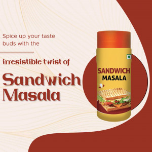 Sandwich Masala Spice Mix Advertisement Post For Threads
