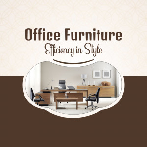 Modern Office Furniture Design Poster For Facebook