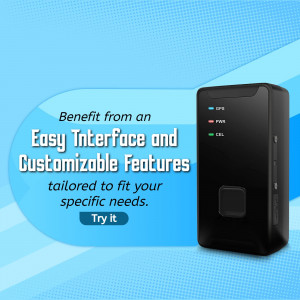 GPS Tracking Device Features Creative Design For Google Business Profile