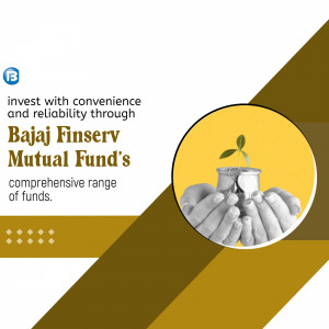 Hands holding a jar with a growing plant, symbolizing investment with Bajaj Finserv Mutual Funds