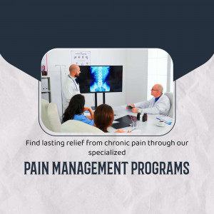Chronic Pain Management Program Creative Design For Twitter
