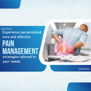 Personalized Pain Management Solutions Poster For WhatsApp