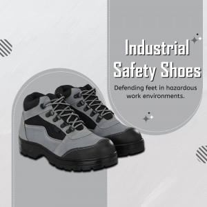 Industrial Safety Shoes Advertisement Business Poster For Pinterest