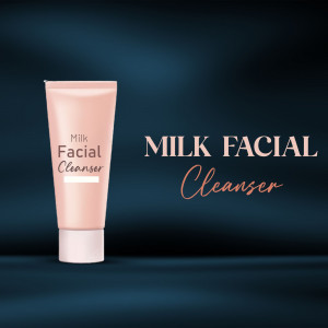 Milk Facial Cleanser Product Advertisement Flyer For Instagram