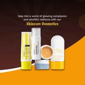 Skincare Cosmetics Collection Graphic For Threads