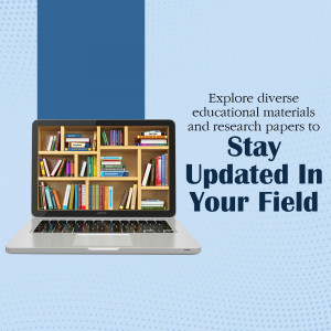 A laptop showing a digital library of books on the screen to represent educational materials
