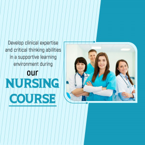 Group of nursing students and professionals in a medical education setting