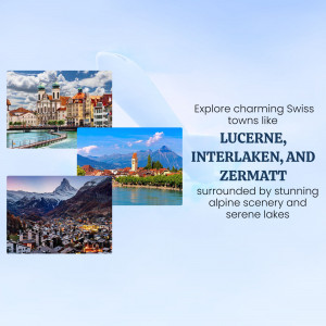 Explore Charming Swiss Towns Social Media Post For Threads